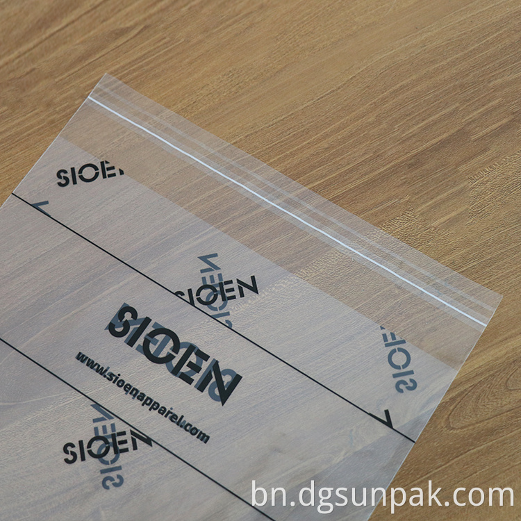 Opp Package Plastic Shirt Pack Poli Transport Print Opp Recycled Polybag Clear Clothing Bag Recycle Poly Bag Clear Grs For Shirt6